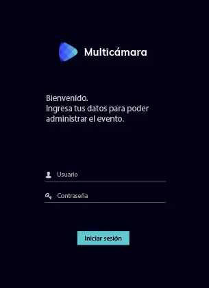 Sign-up and login screen.
